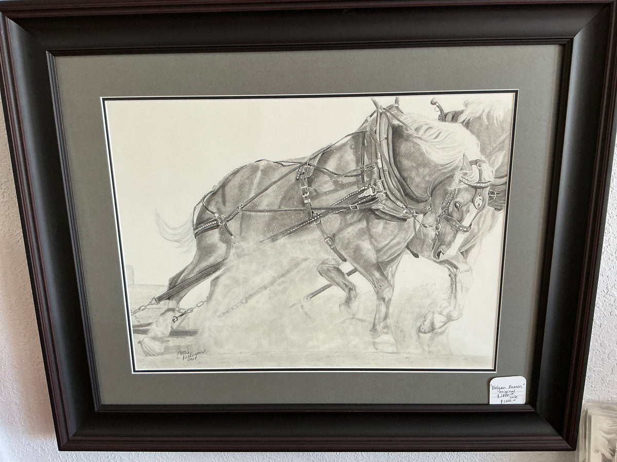 "Belgian Brown" - Original by Nettie Rickerson