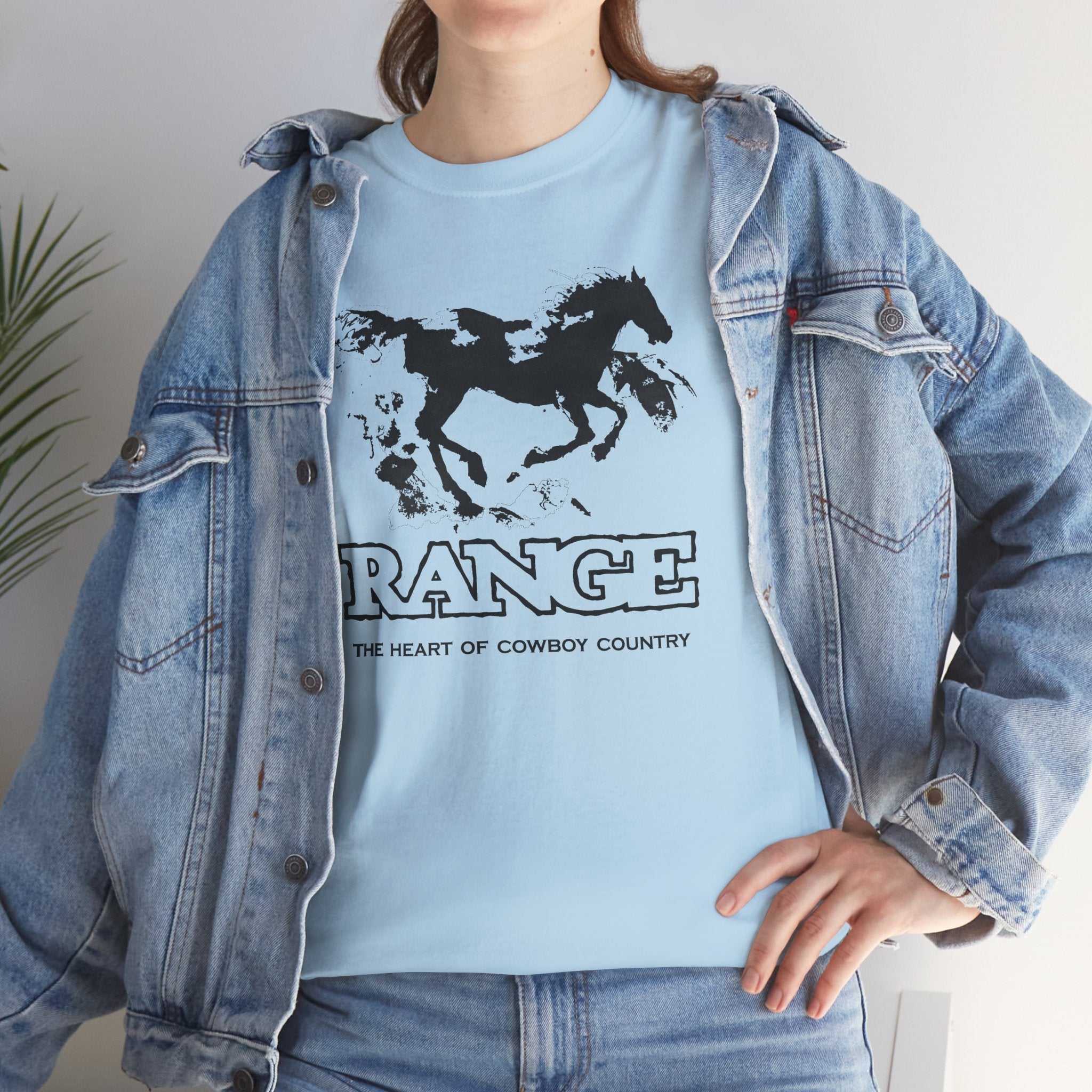 The Heart of Cowboy Country- Unisex Tee Shirt