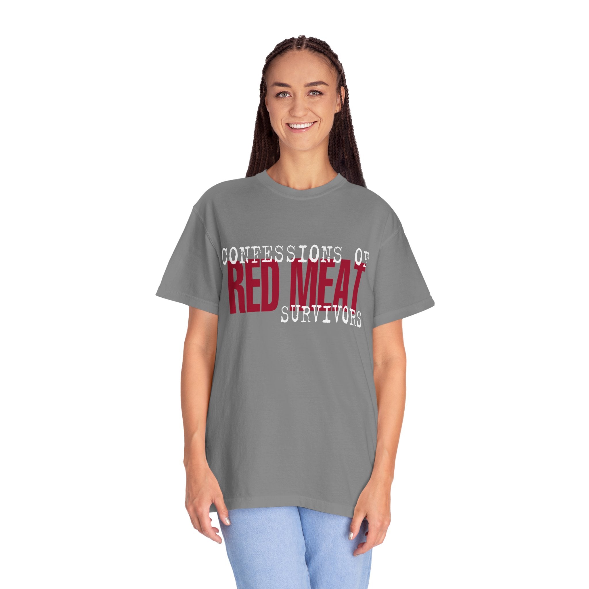 Red Meat Survivor - Unisex Garment-Dyed T-shirt