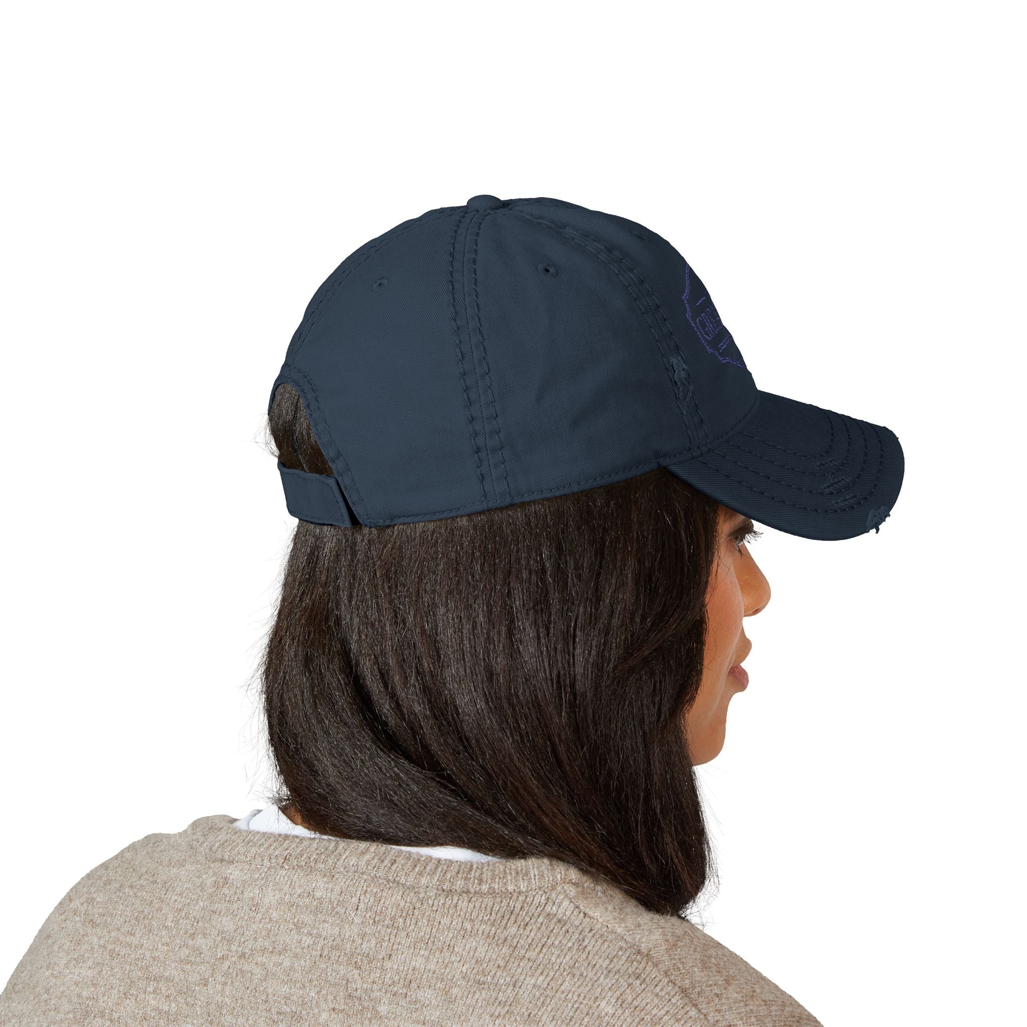 Great Basin Distressed Dad Hat — Embroidered Vintage Logo Cap