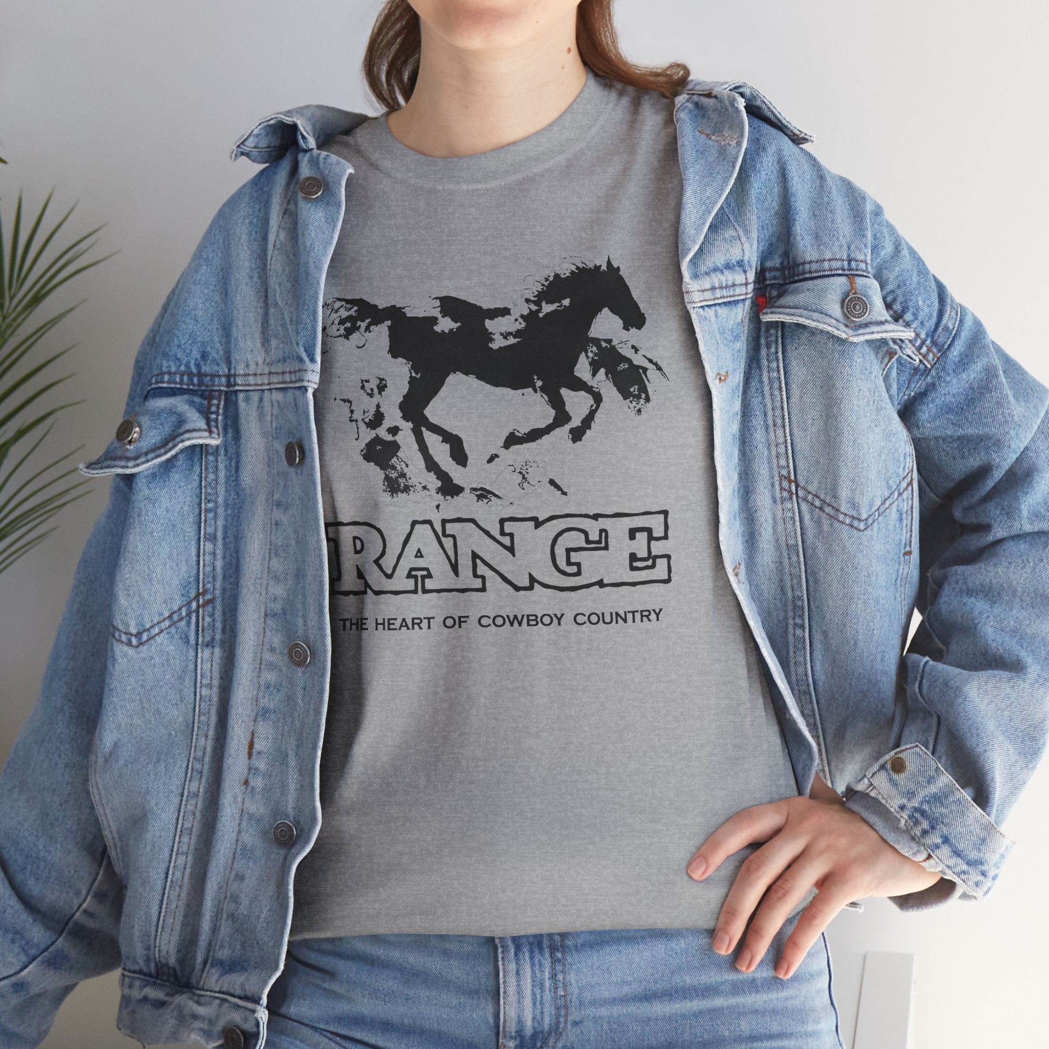 The Heart of Cowboy Country- Unisex Tee Shirt
