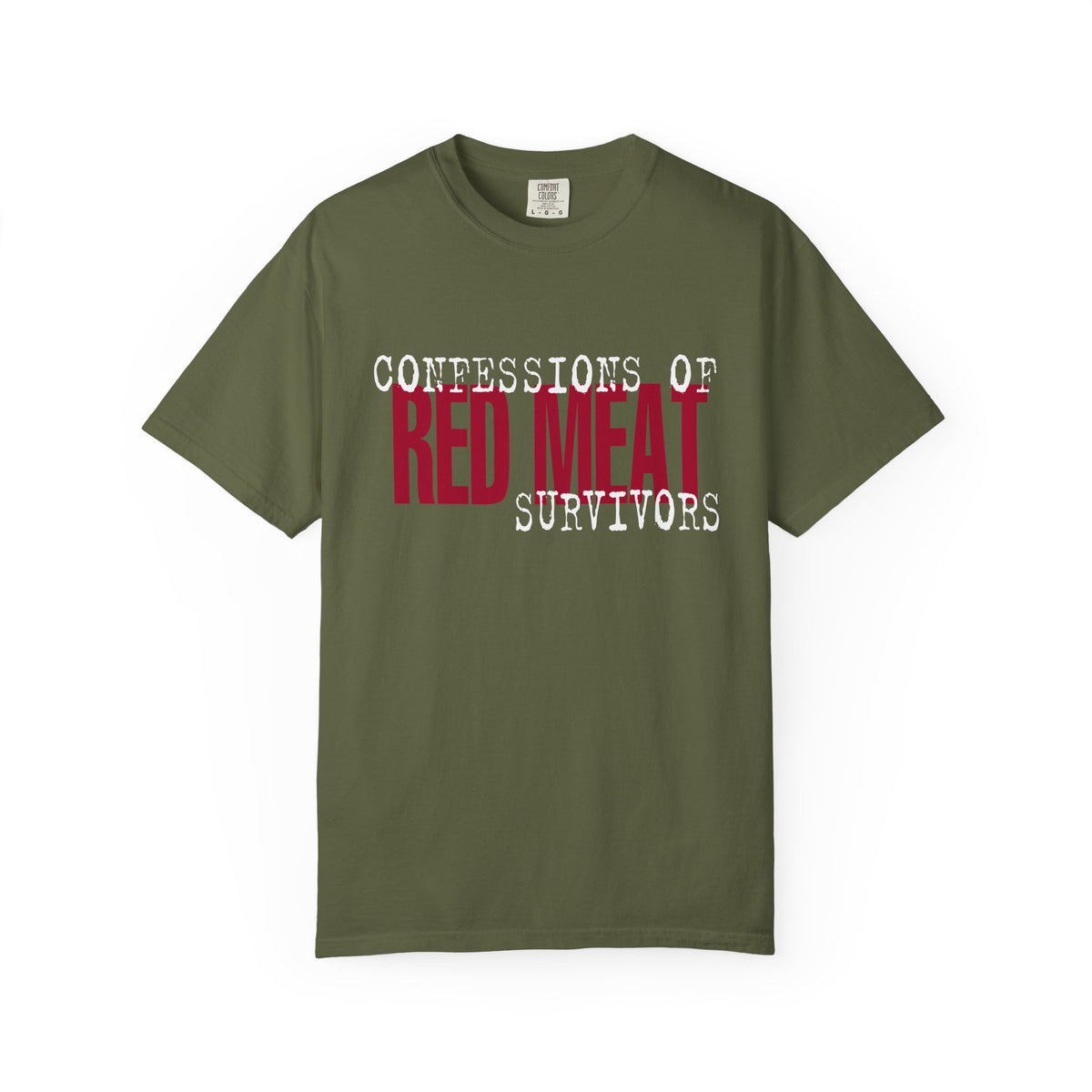 Red Meat Survivor - Unisex Garment-Dyed T-shirt