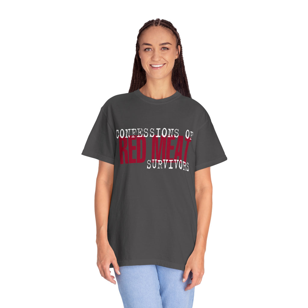 Red Meat Survivor - Unisex Garment-Dyed T-shirt