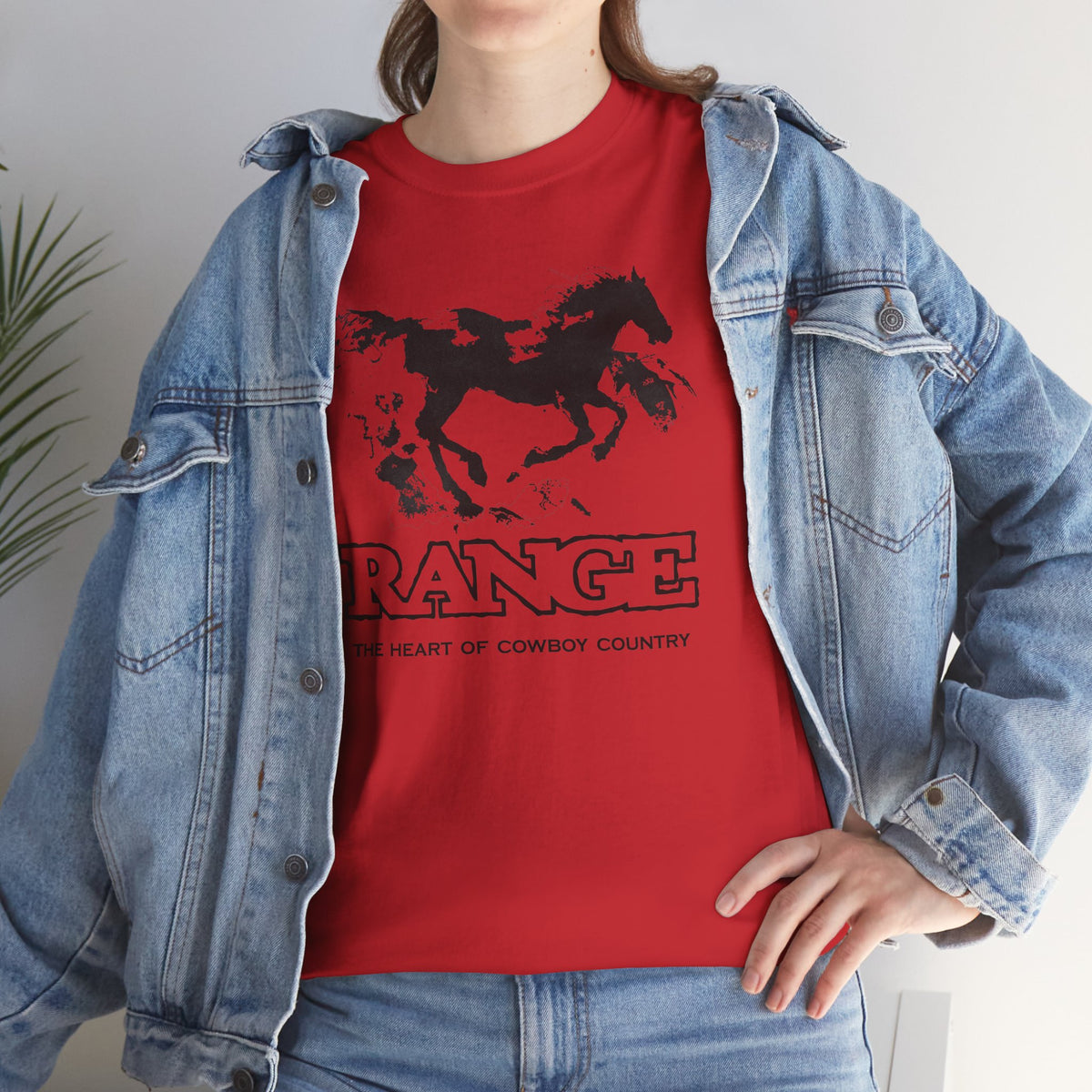 The Heart of Cowboy Country- Unisex Tee Shirt