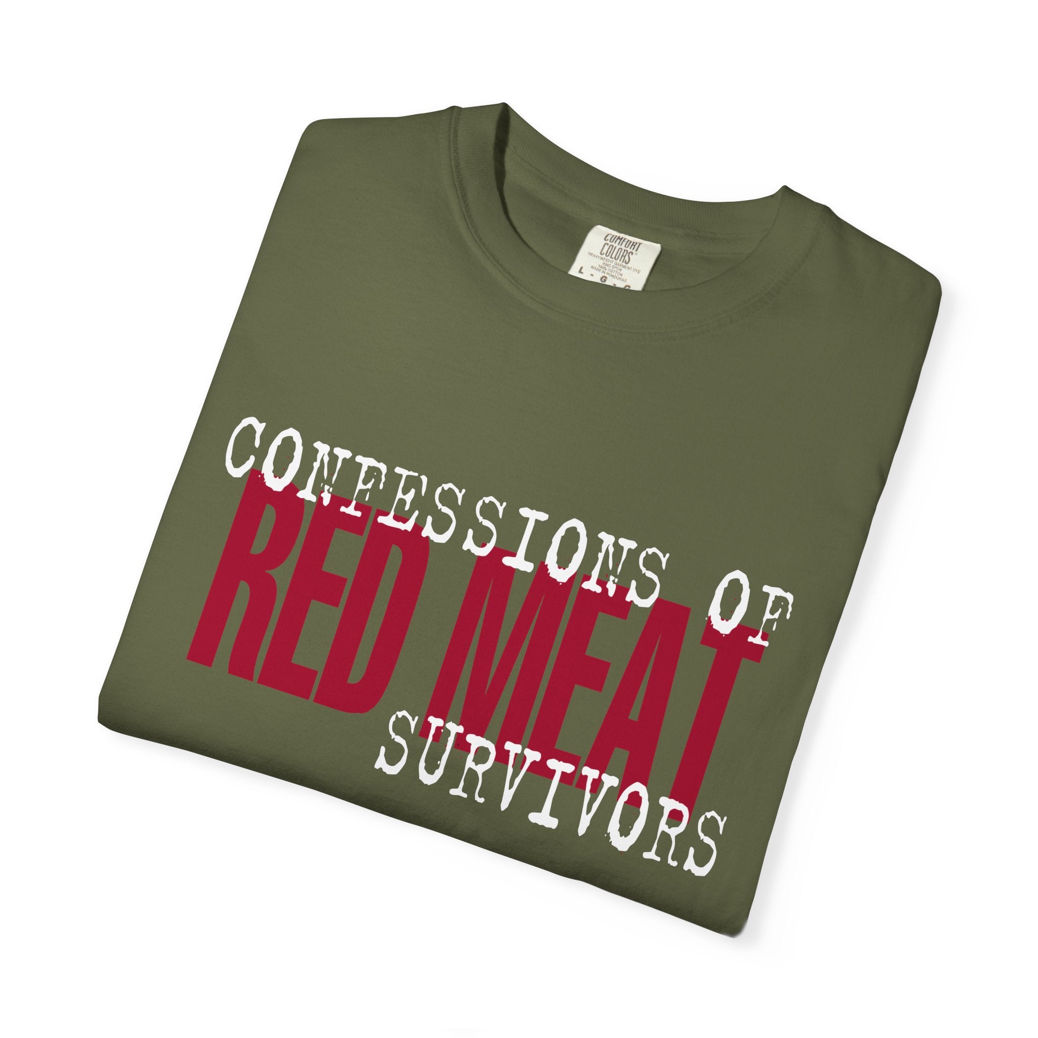 Red Meat Survivor - Unisex Garment-Dyed T-shirt