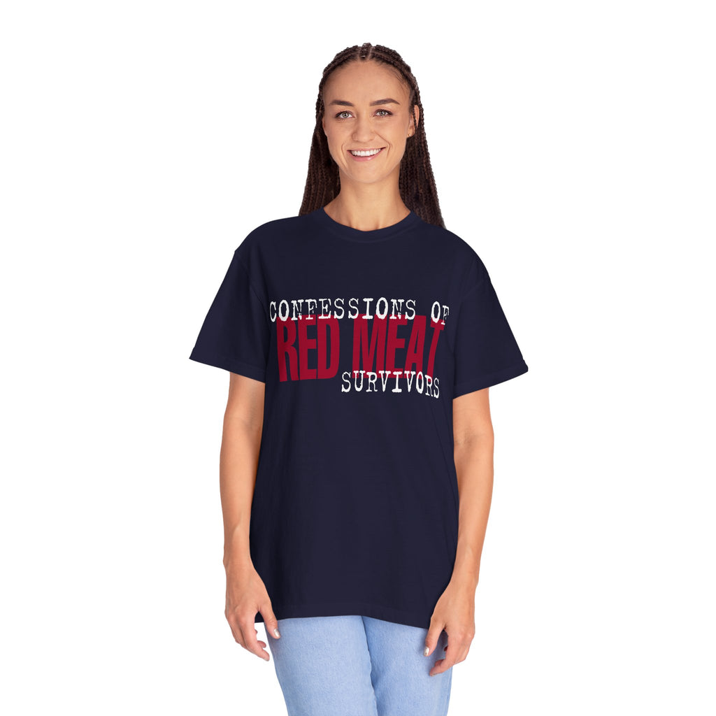 Red Meat Survivor - Unisex Garment-Dyed T-shirt