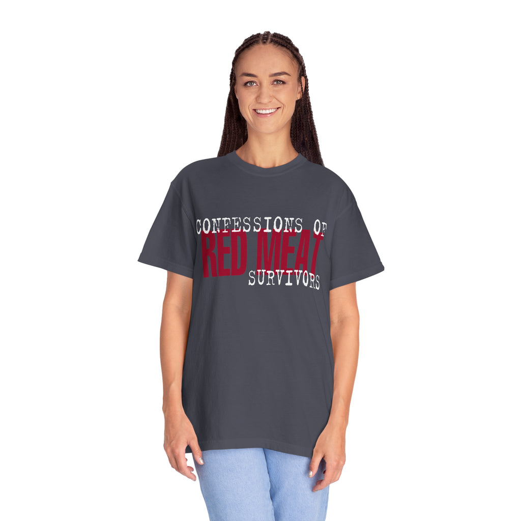 Red Meat Survivor - Unisex Garment-Dyed T-shirt
