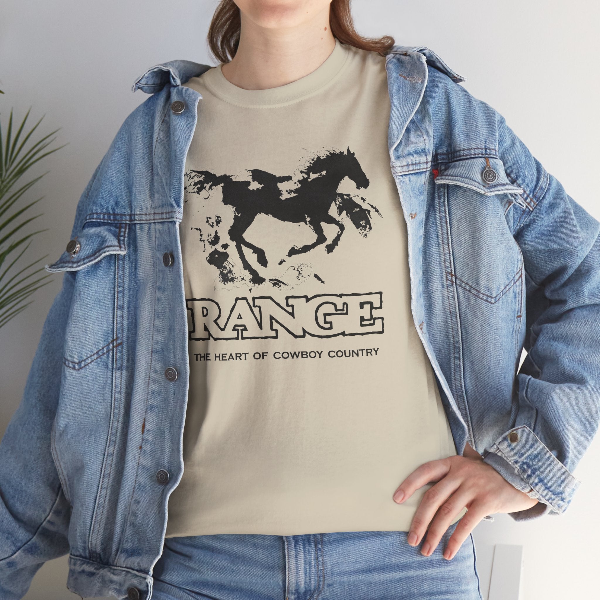 The Heart of Cowboy Country- Unisex Tee Shirt