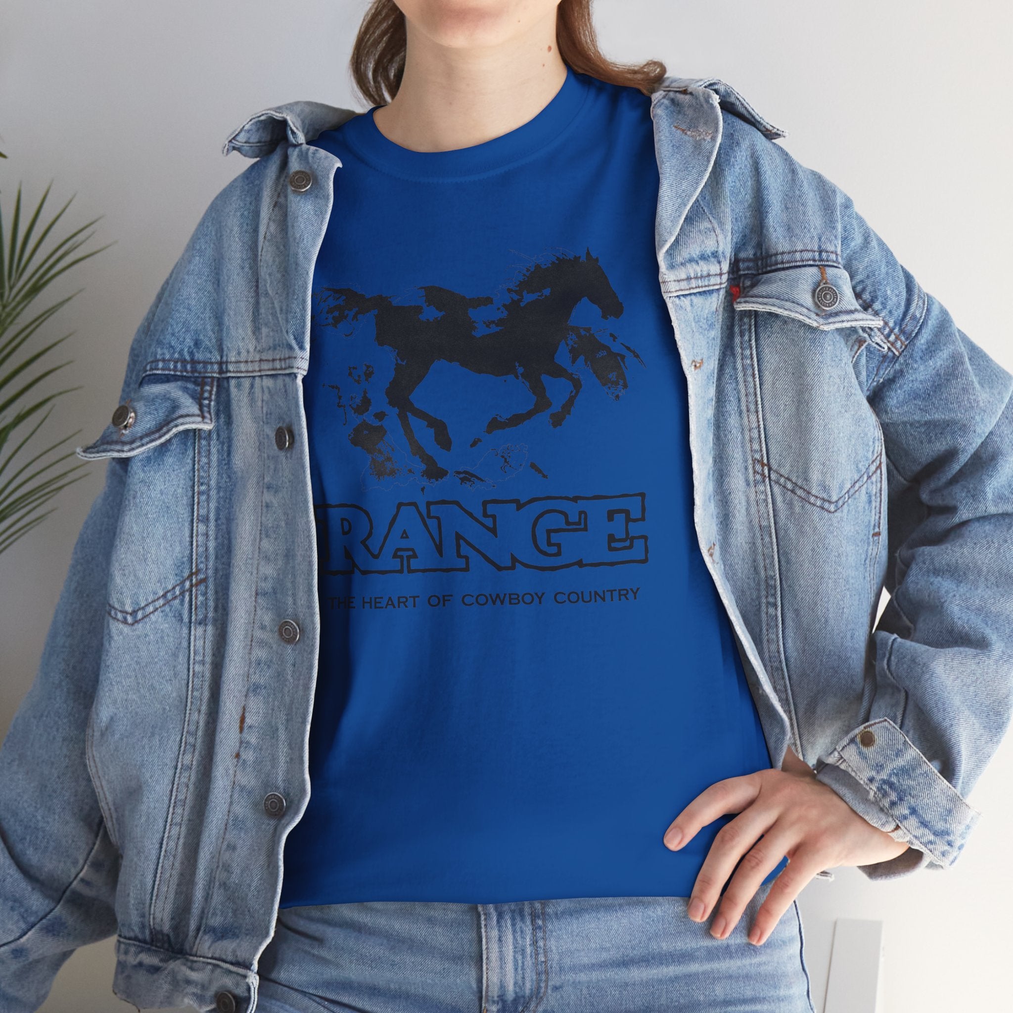 The Heart of Cowboy Country- Unisex Tee Shirt