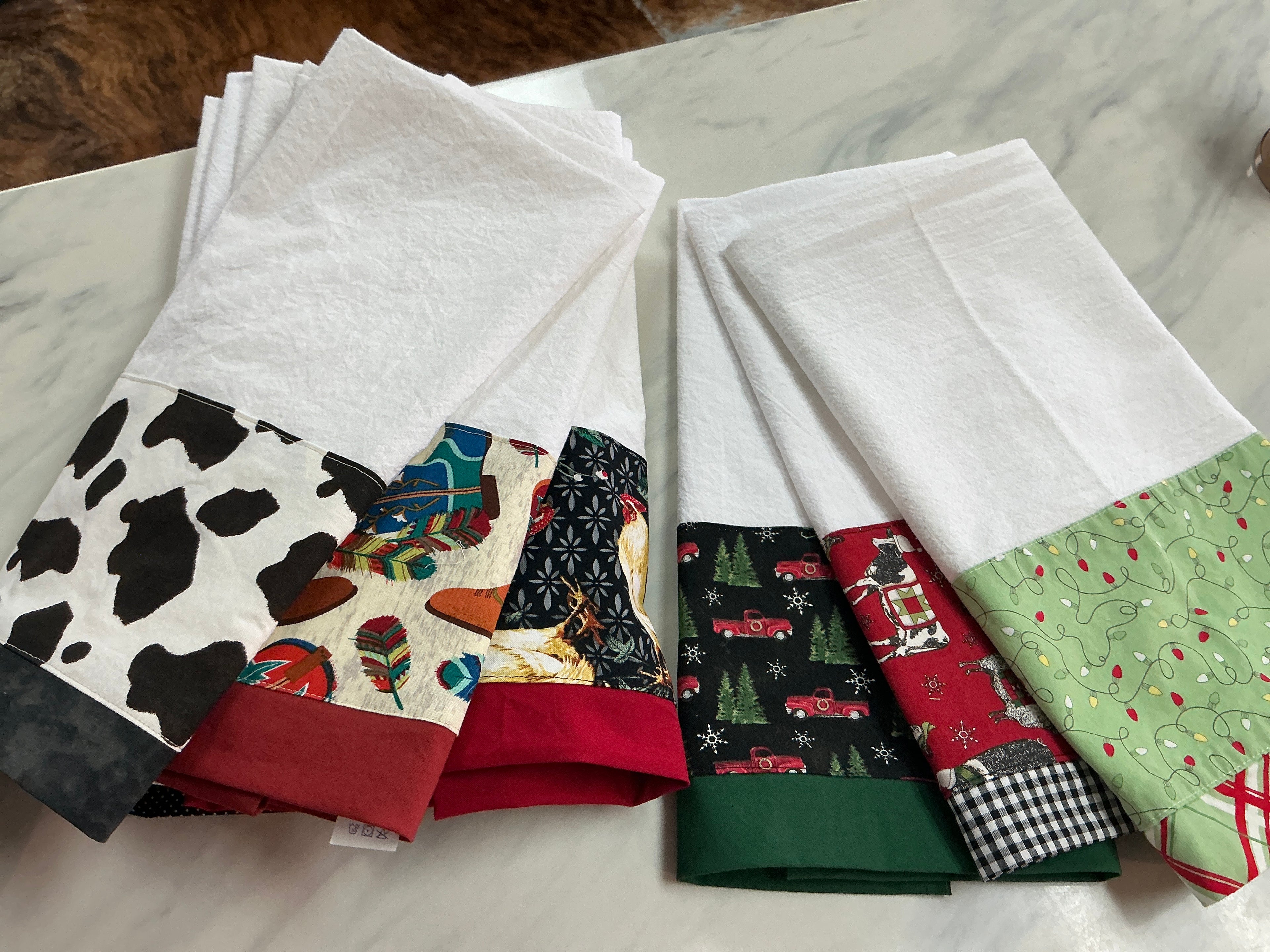 Handmade Tea Towels by Julie Richard’s