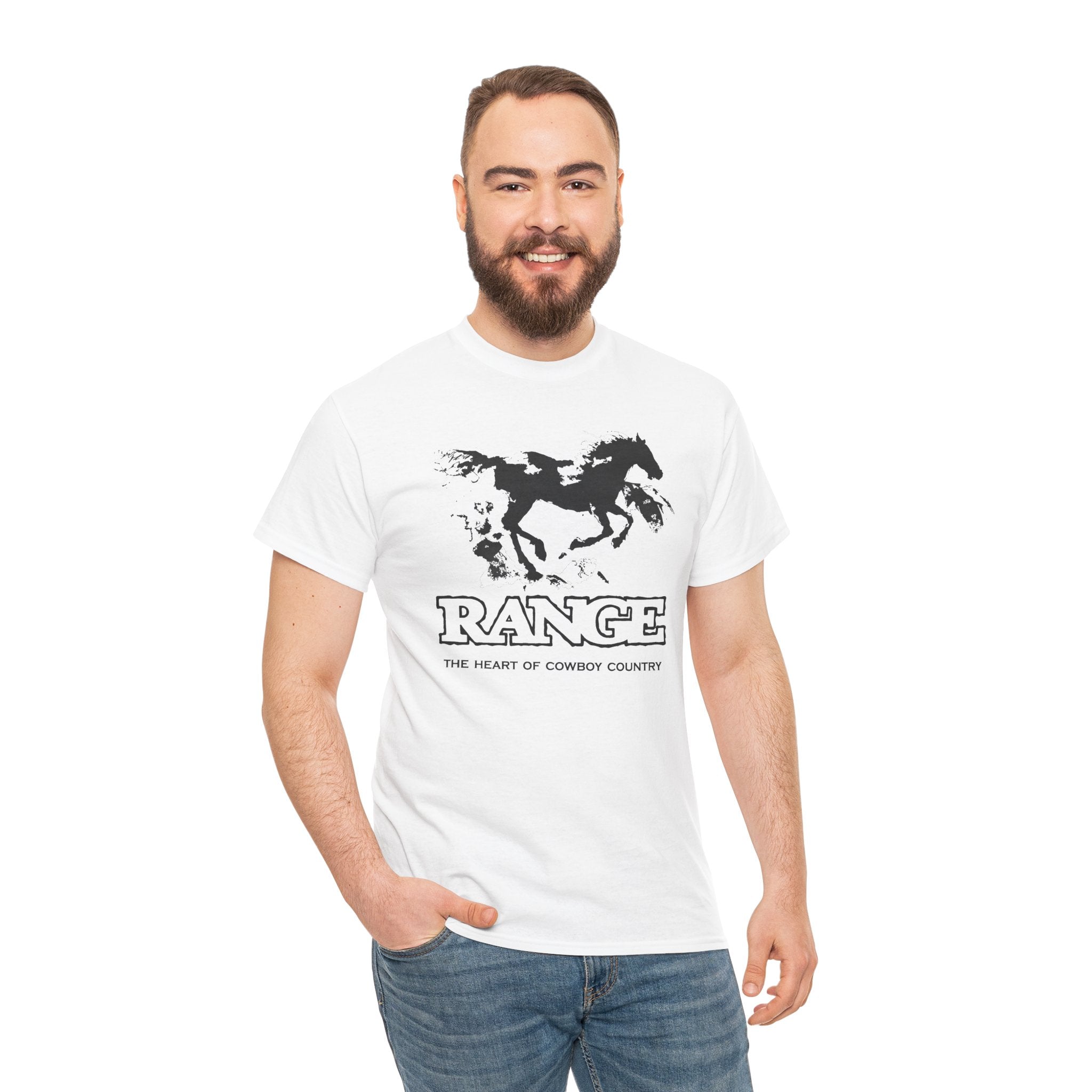 The Heart of Cowboy Country- Unisex Tee Shirt
