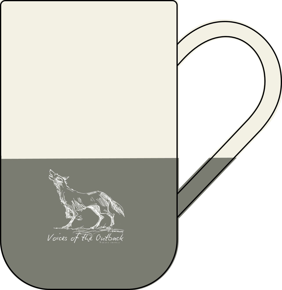 Voices of The Outback- Wayland Speckled 13 oz. Ceramic Mug