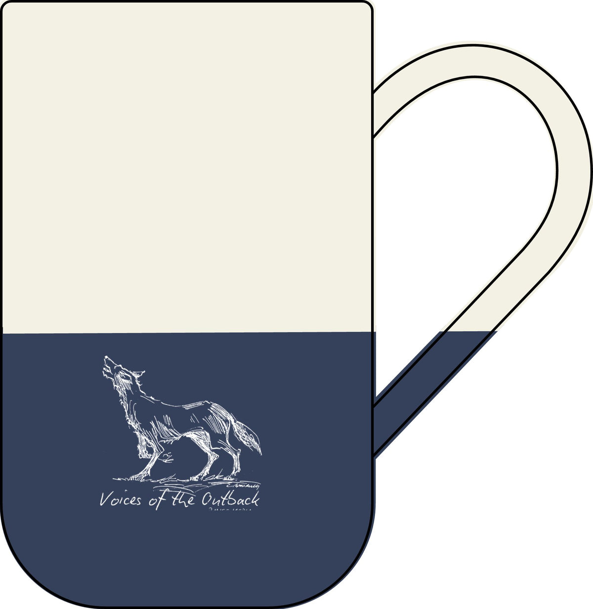 Voices of The Outback- Wayland Speckled 13 oz. Ceramic Mug