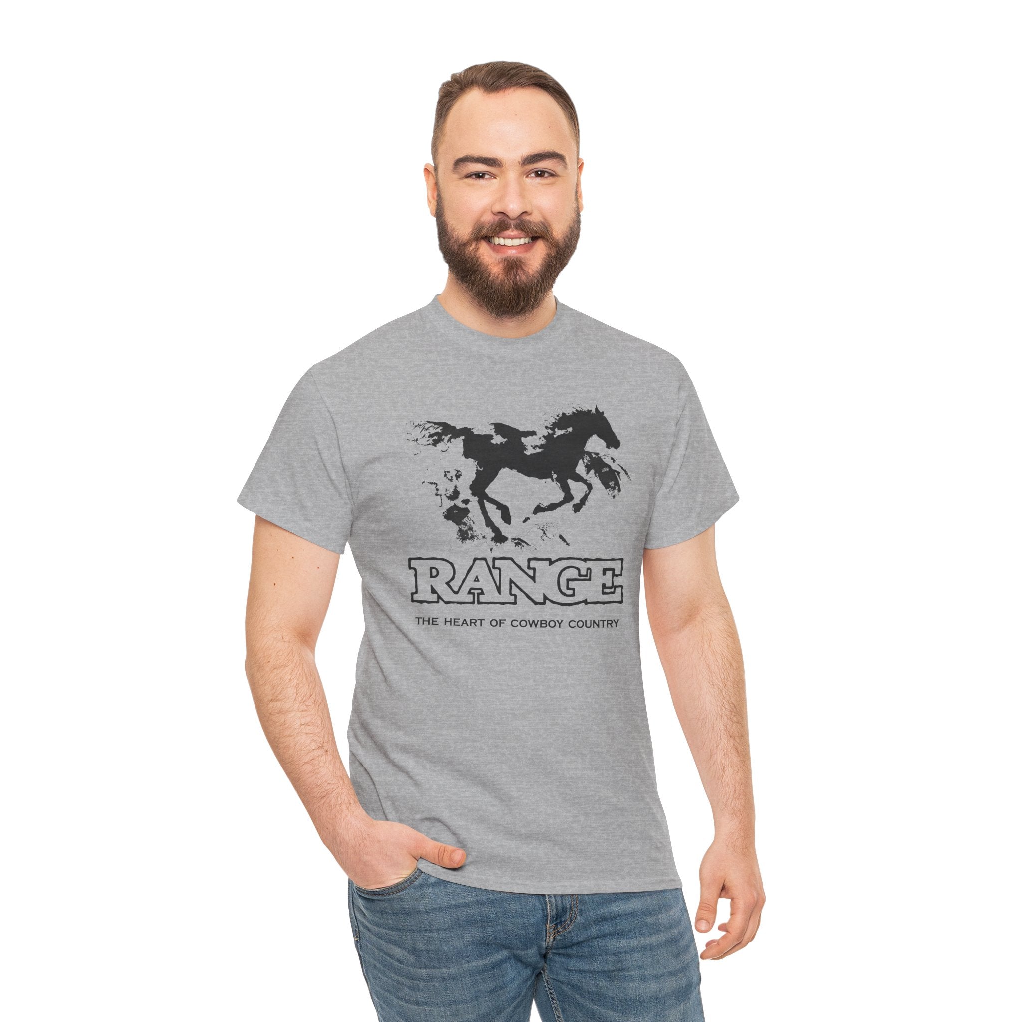 The Heart of Cowboy Country- Unisex Tee Shirt