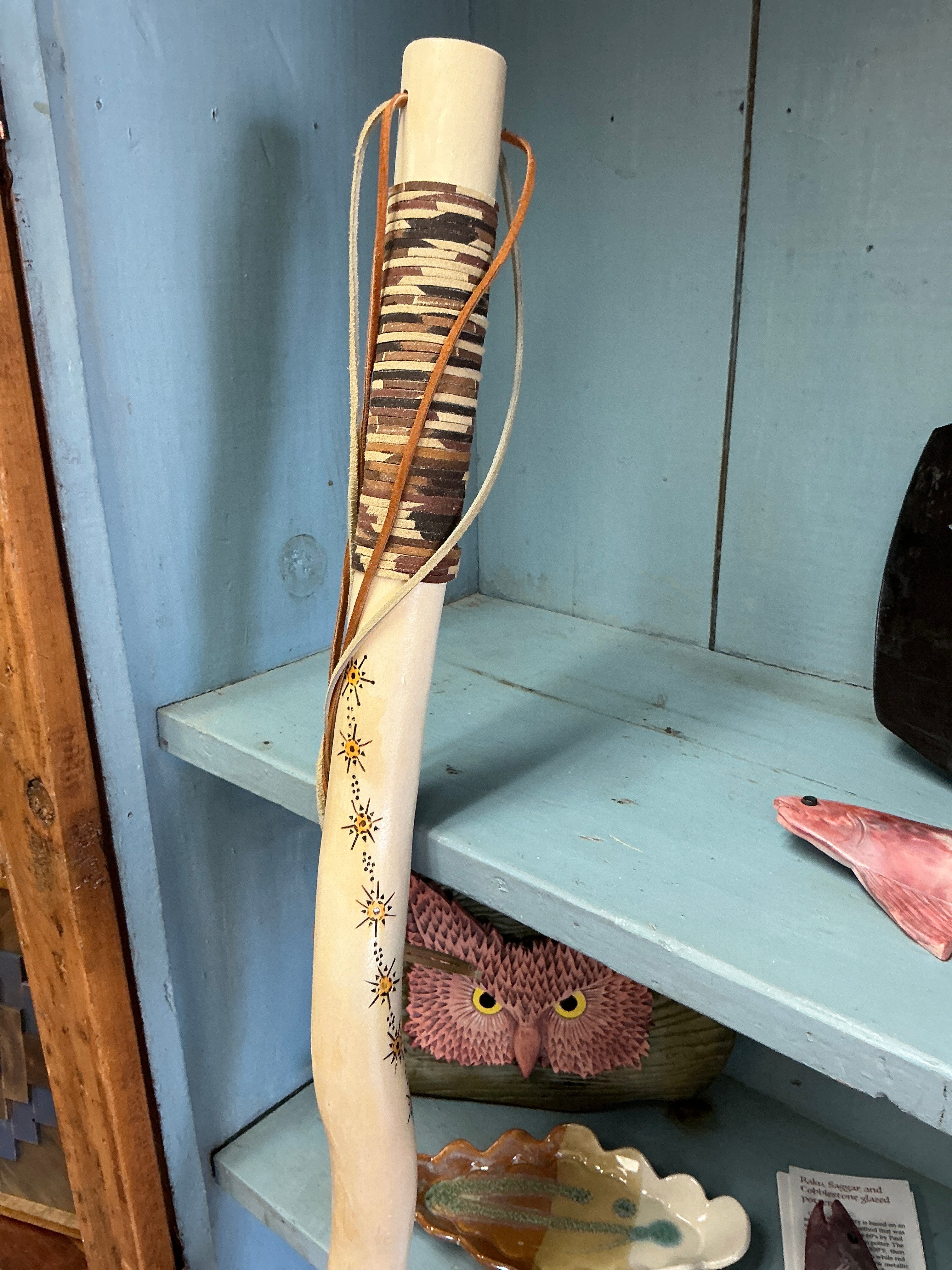 Aspen wood walking stick RP15