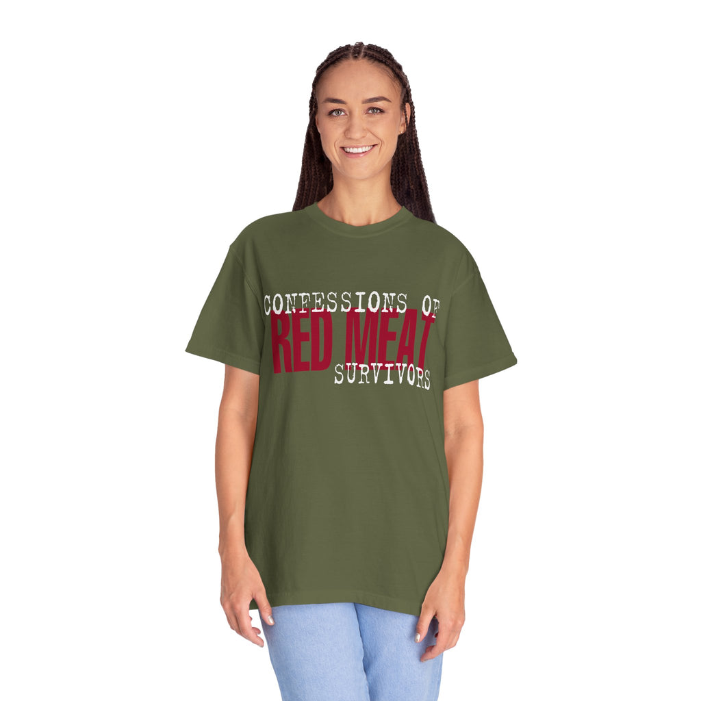 Red Meat Survivor - Unisex Garment-Dyed T-shirt