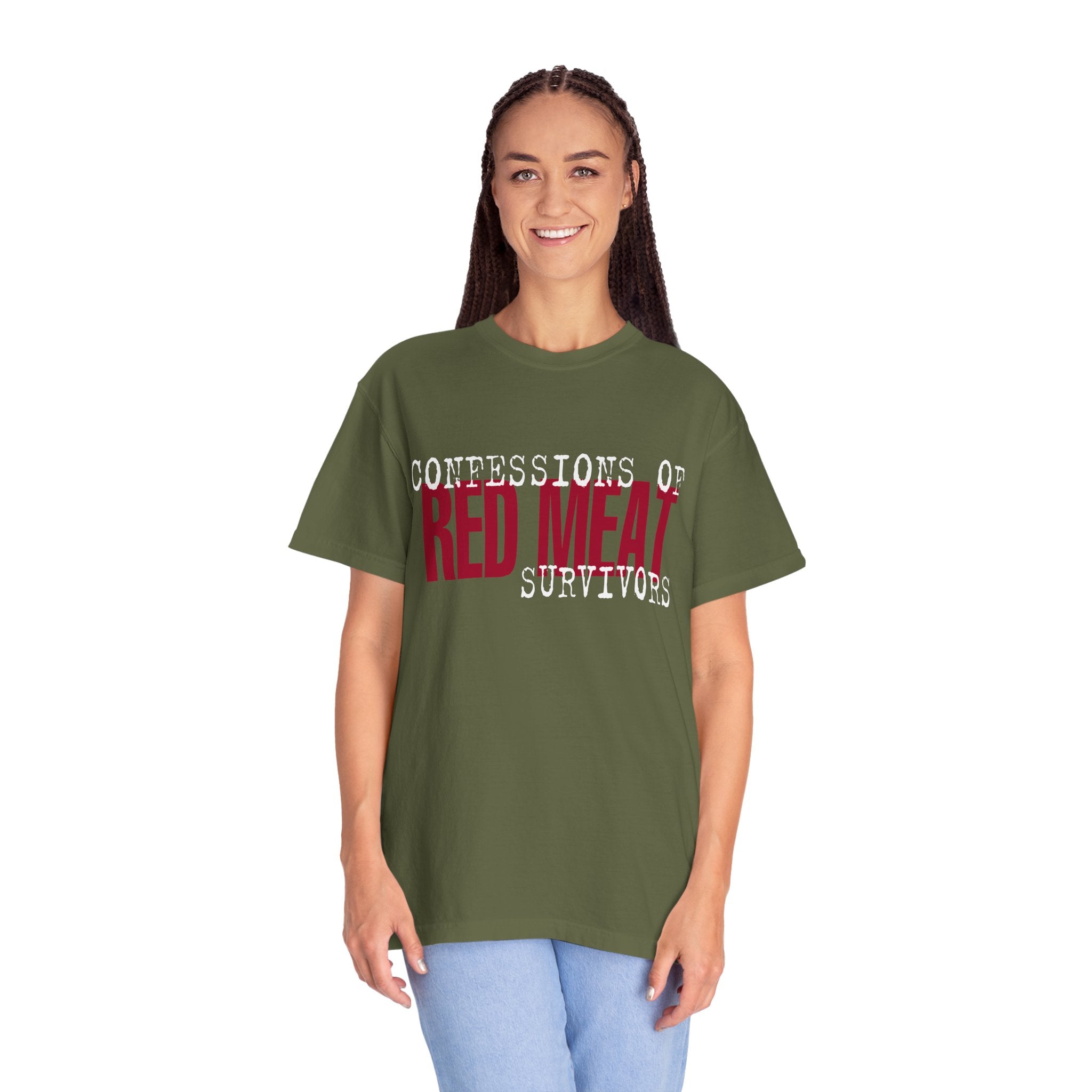 Red Meat Survivor - Unisex Garment-Dyed T-shirt