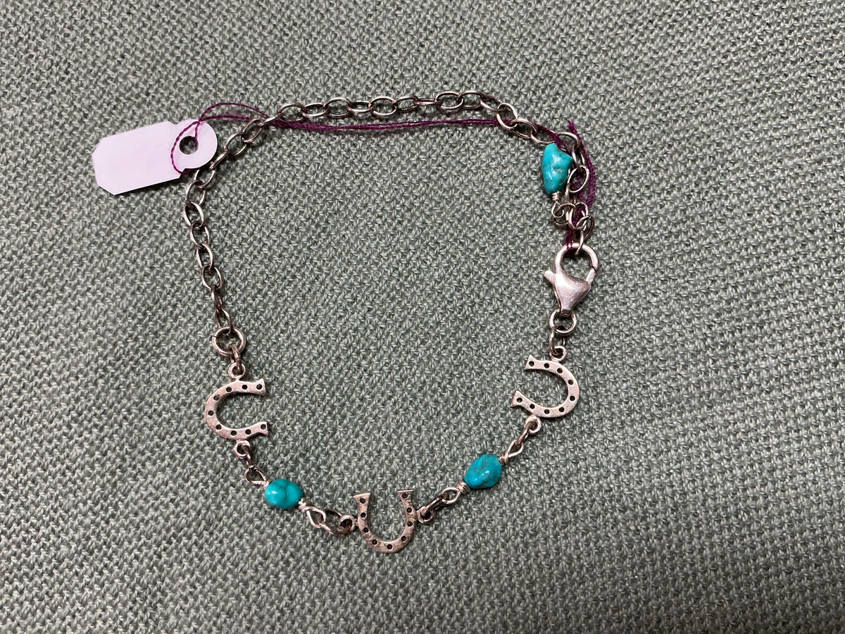 Sterling Silver & Turquoise bracelet RH7