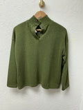 MB6 Green Turtleneck with buttons