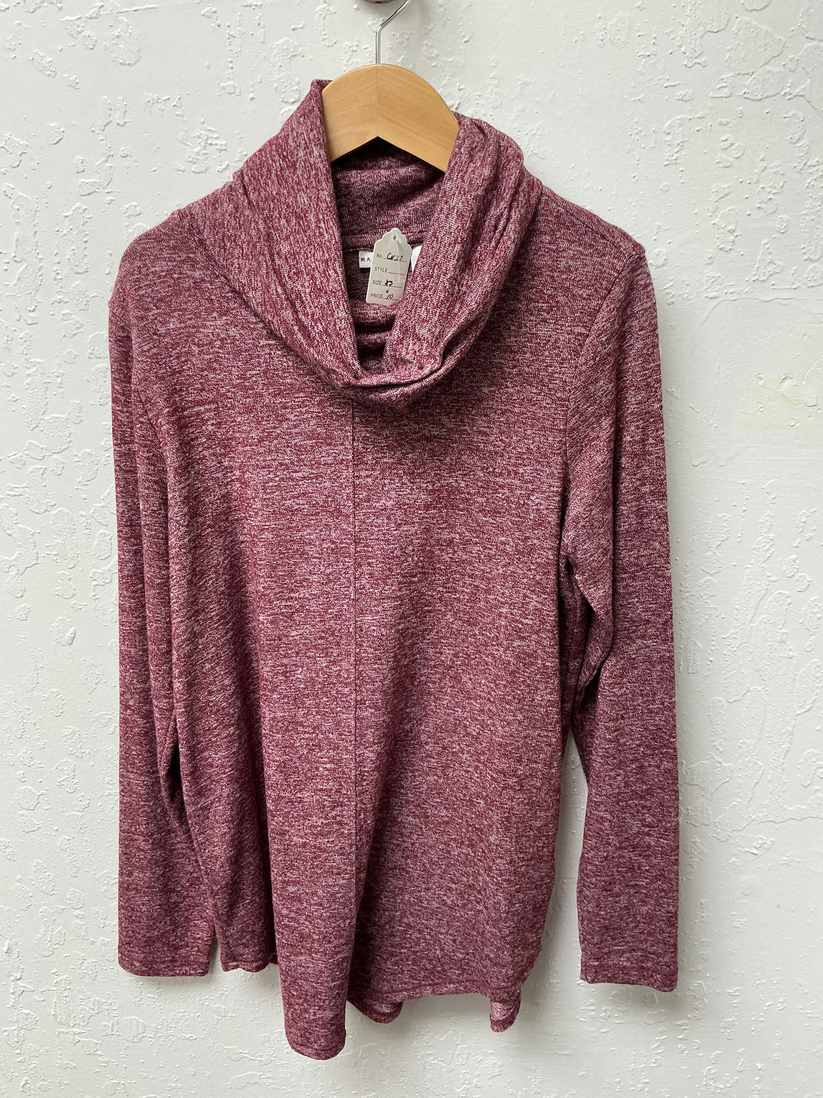 CV37 Mauve Studio Turtleneck